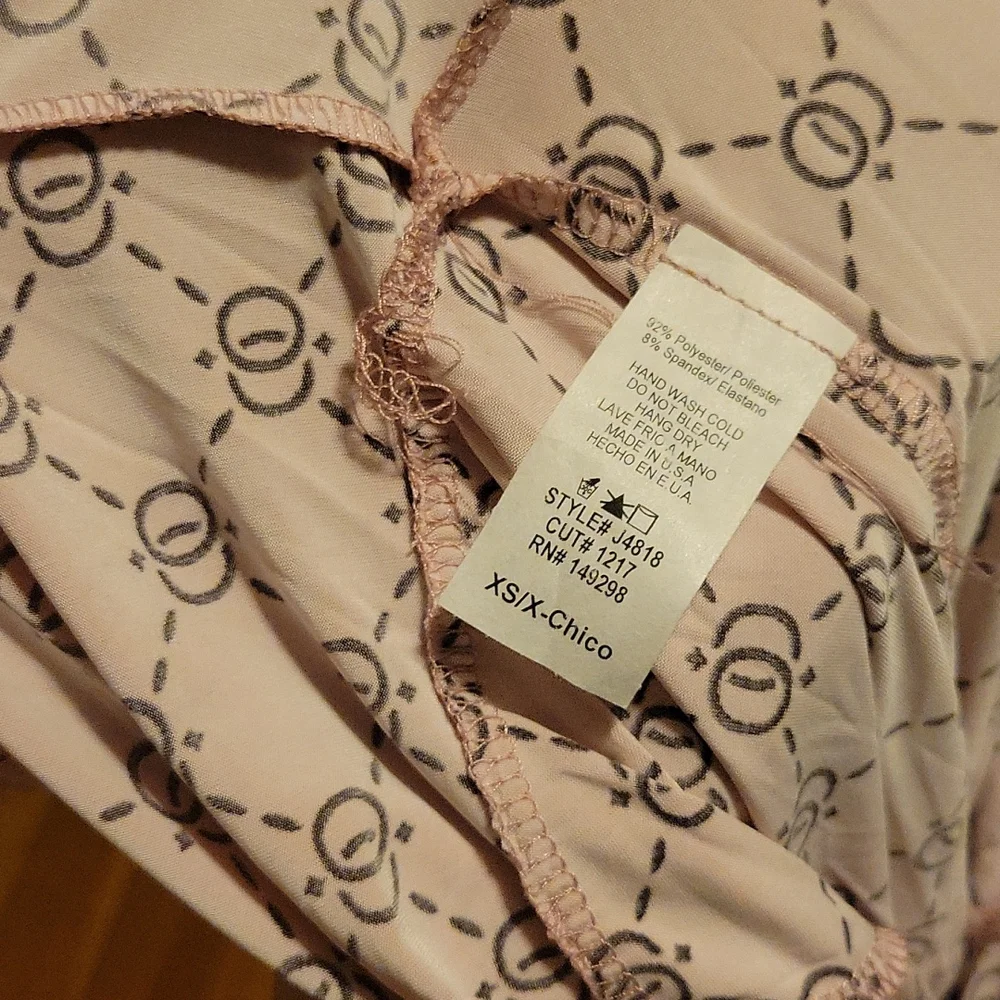 Fashionnova Designer Inspired Printed Pink Skinny Jumpsuit XS - Picture 7 of 7